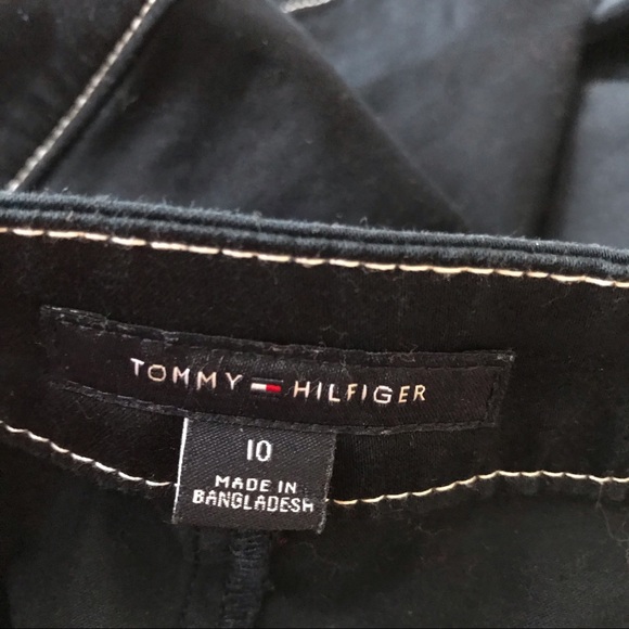 Tommy Hilfiger Jean Straight Skirt w/ Front Panel - Picture 6 of 7